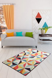 Conceptum Alfombra de pasillo Lucky Multicolor 60 x 140 cm